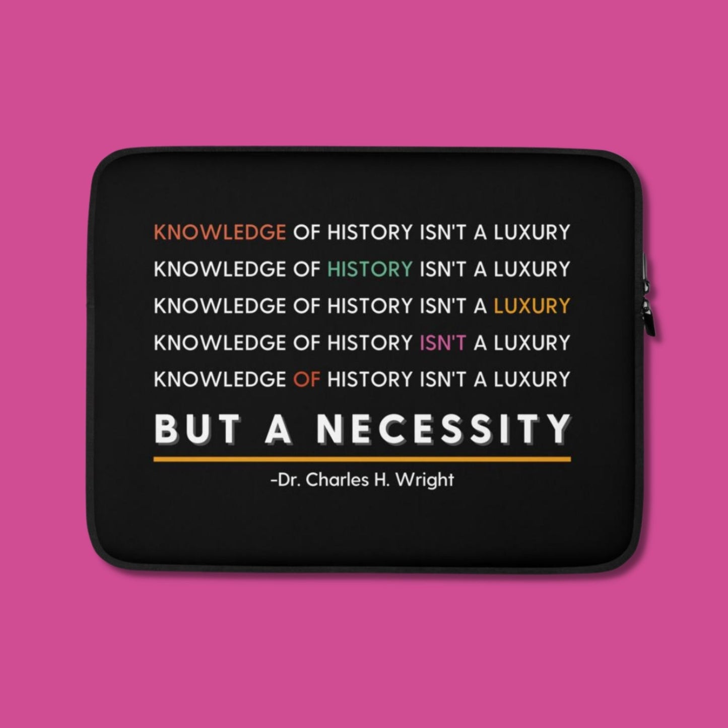 Dr. Charles H. Wright Laptop Sleeve