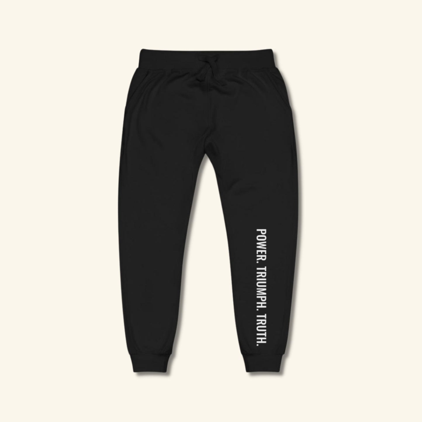 Power. Triumph. Truth. Unisex Fleece Sweatpants