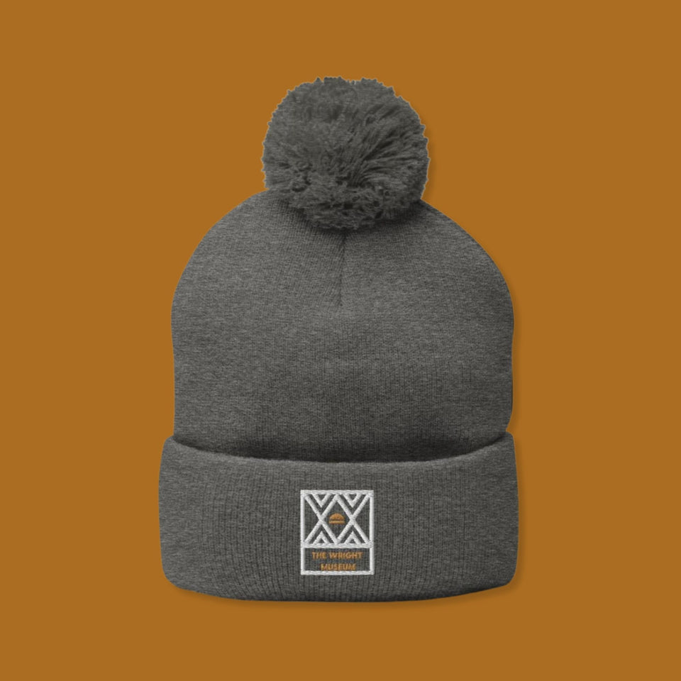Wright Museum Pom-Pom Beanie