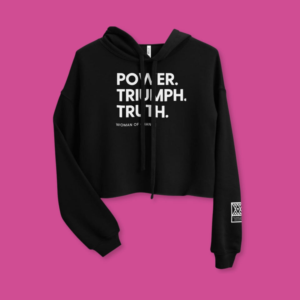Woman of Change Cropped Hoodie