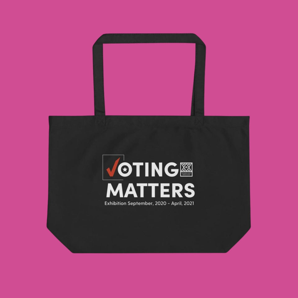 Voting Matters Large Organic Tote Bag