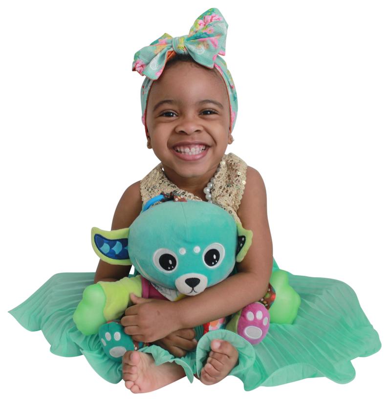Teether Plush Sensory Toy- Glow in the dark