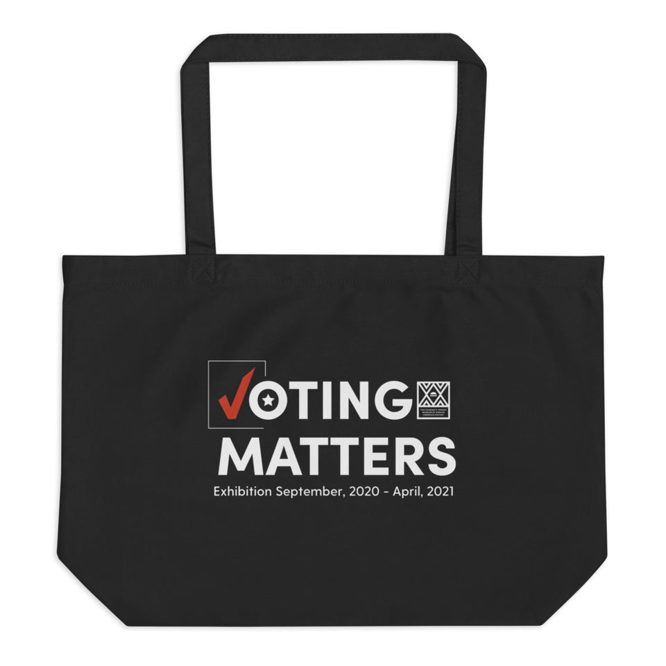 Voting Matters Large Organic Tote Bag