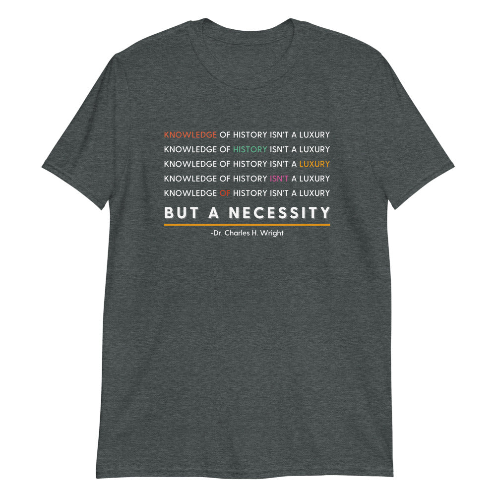 Dr. Charles H. Wright Quote T-Shirt