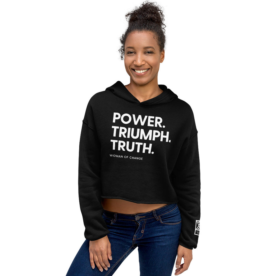 Woman of Change Cropped Hoodie